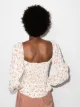 Reformation Blusa com estampa floral