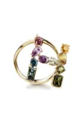 Dolce & Gabbana 18kt yellow gold Rainbow Alphabet H ring