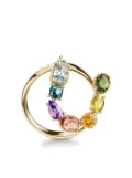 Dolce & Gabbana 18kt yellow gold Rainbow Alphabet U ring