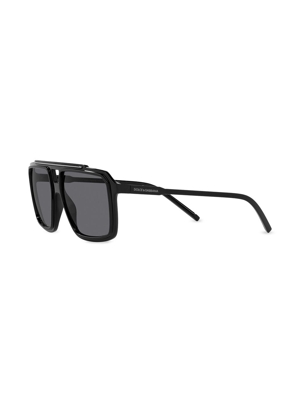 Dolce & Gabbana Eyewear Zonnebril met vierkant montuur - Zwart