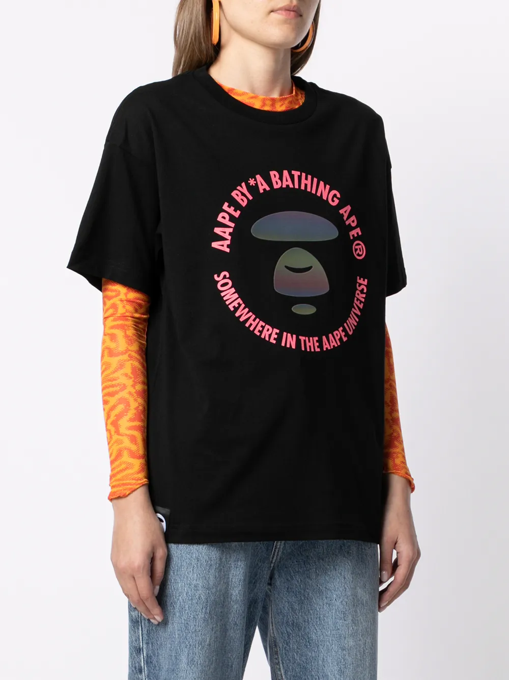 фото Aape by *a bathing ape® футболка с логотипом