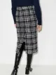 Alessandra Rich check-pattern midi skirt