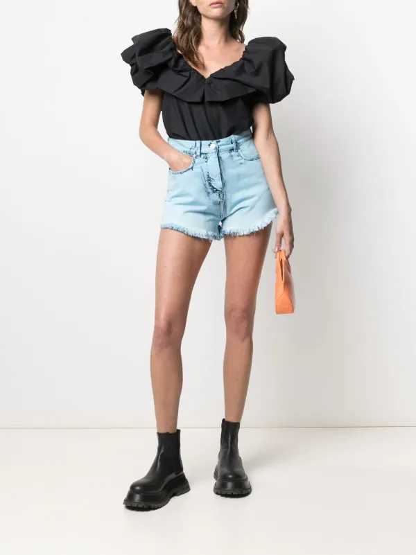 MSGM ダメージ デニムショーツ 通販 - FARFETCH