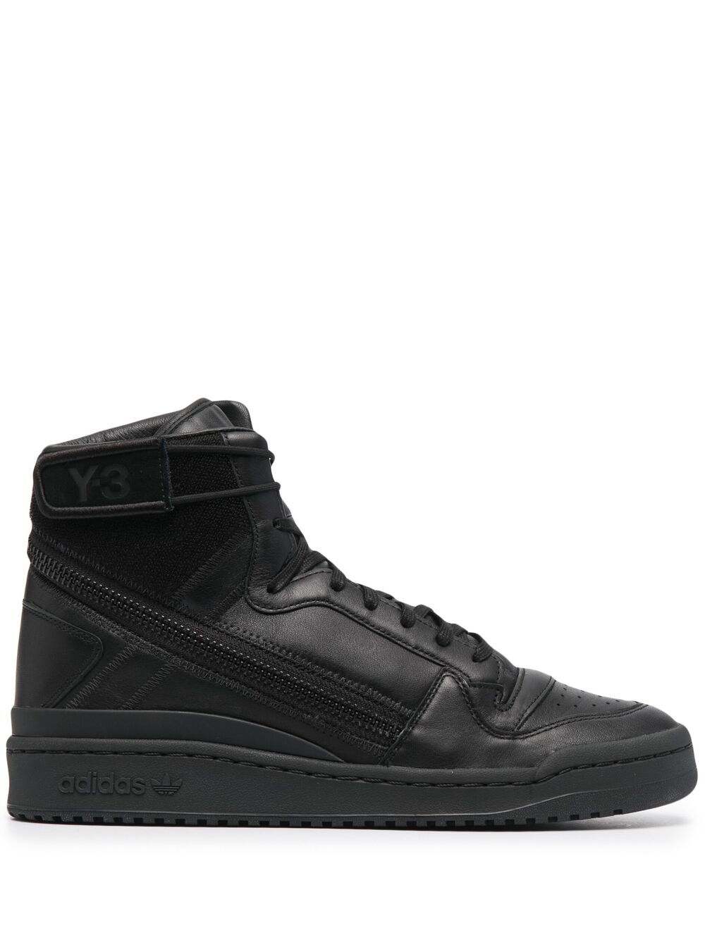 Y-3 Forum Hi OG Leather Sneakers - Farfetch