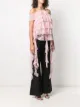 Blumarine ruffled-lace halterneck top