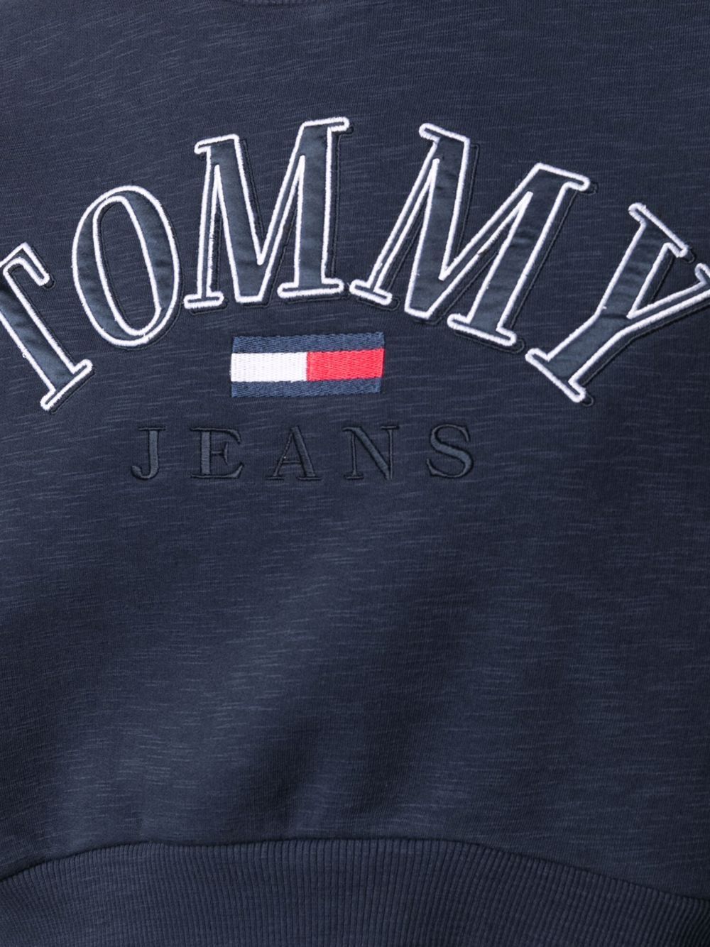 фото Tommy jeans толстовка collegiate с вышитым логотипом