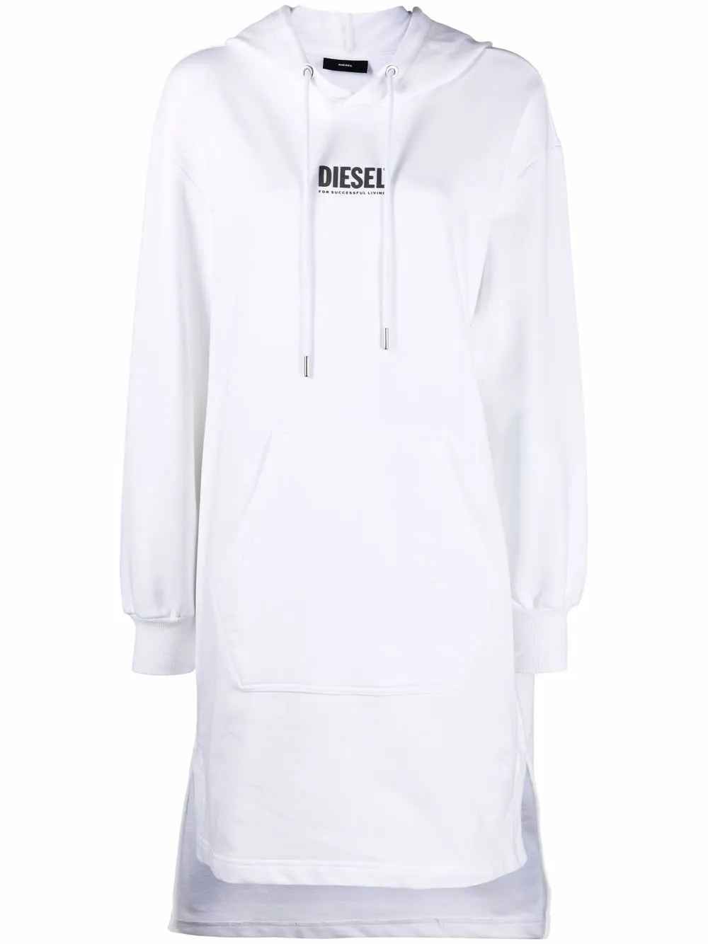фото Diesel платье с капюшоном и логотипом