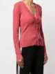 M Missoni ribbed-knit ruffled cardigan