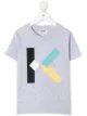 Image 1 of Kenzo Kids monogram-print cotton T-shirt