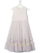Image 1 of Fendi Kids lace-panel tulle dress