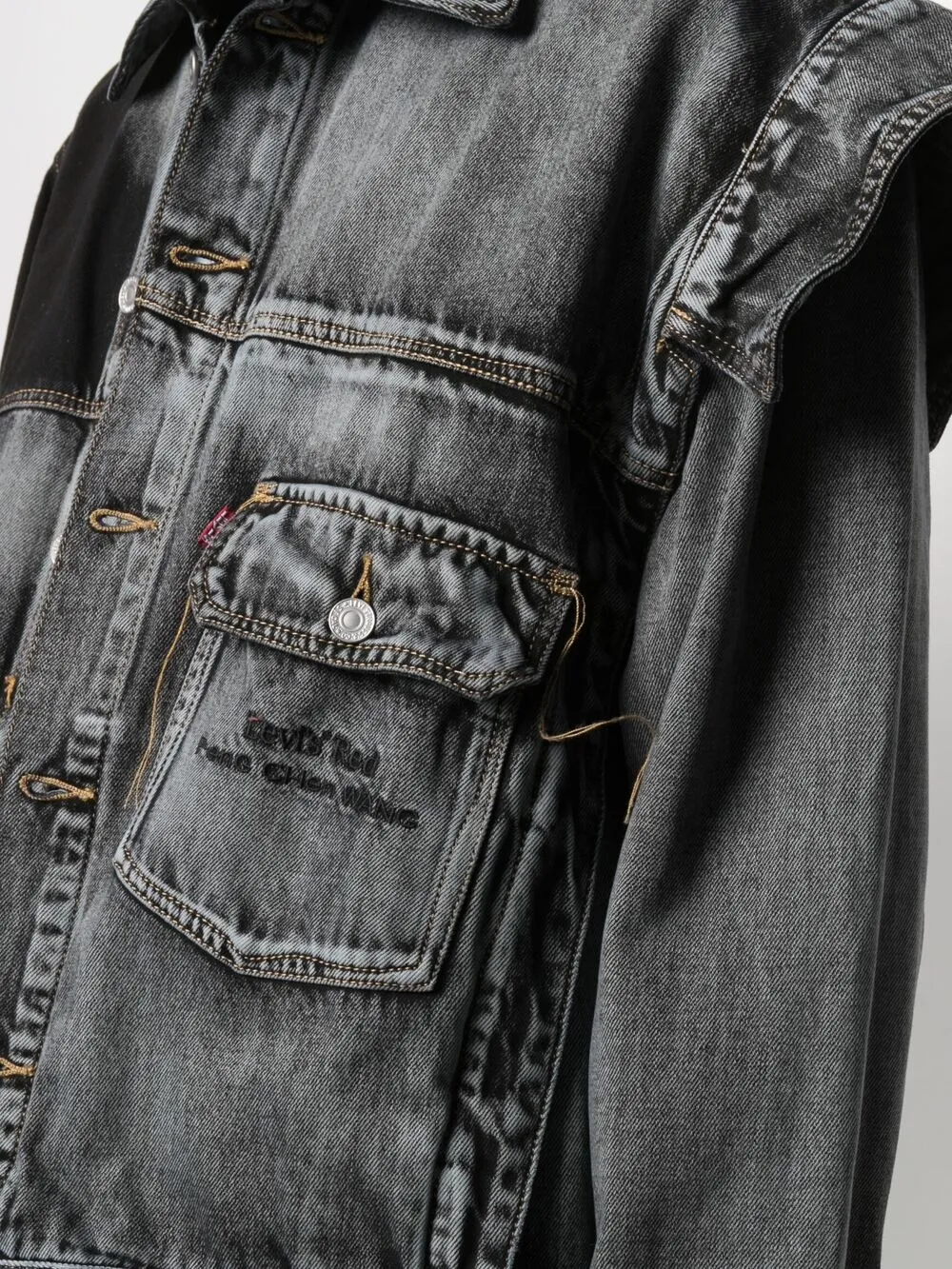 фото Feng chen wang джинсовая куртка из коллаборации с levi's