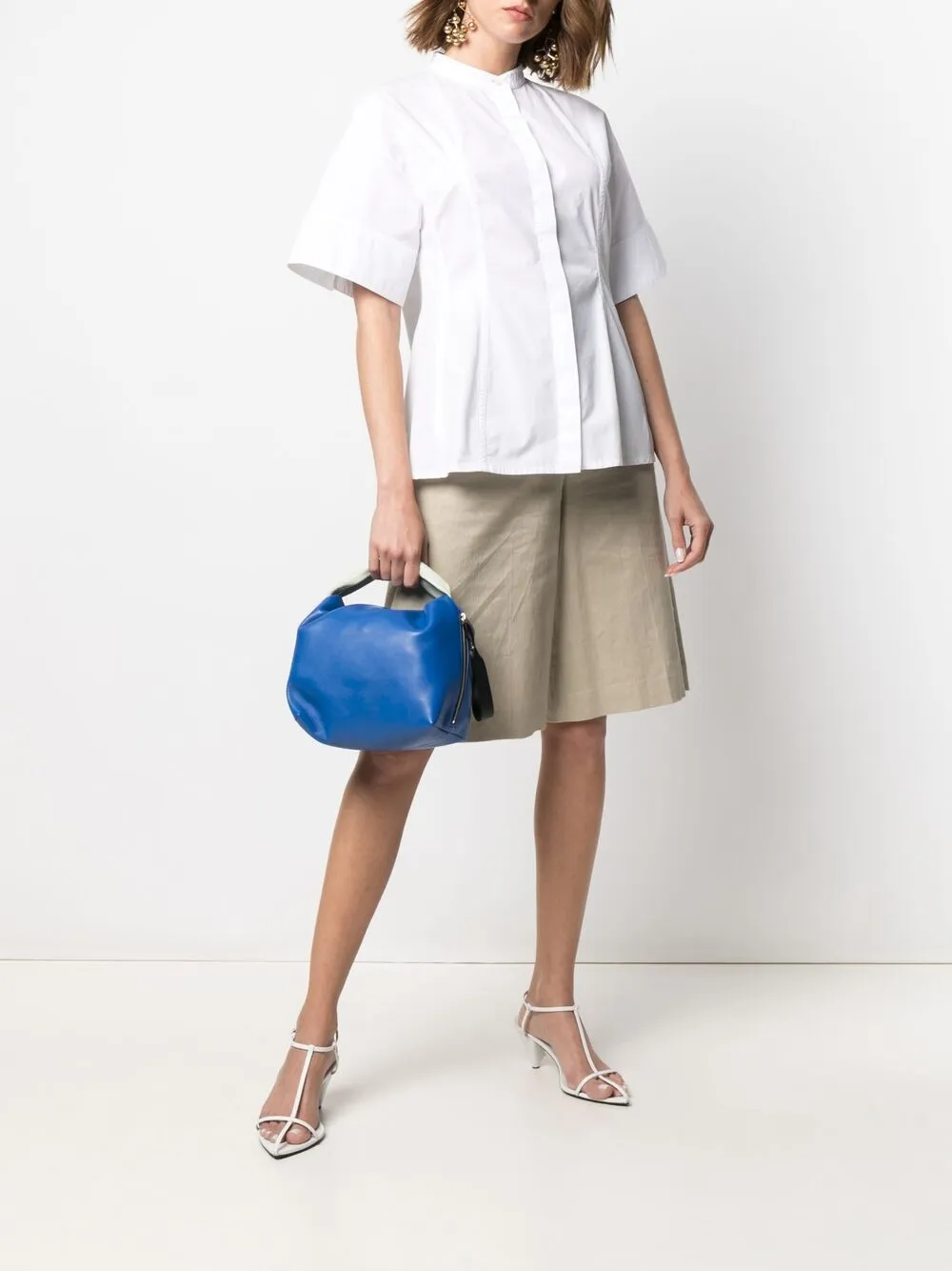 фото Jil sander сумка-тоут с тисненым логотипом