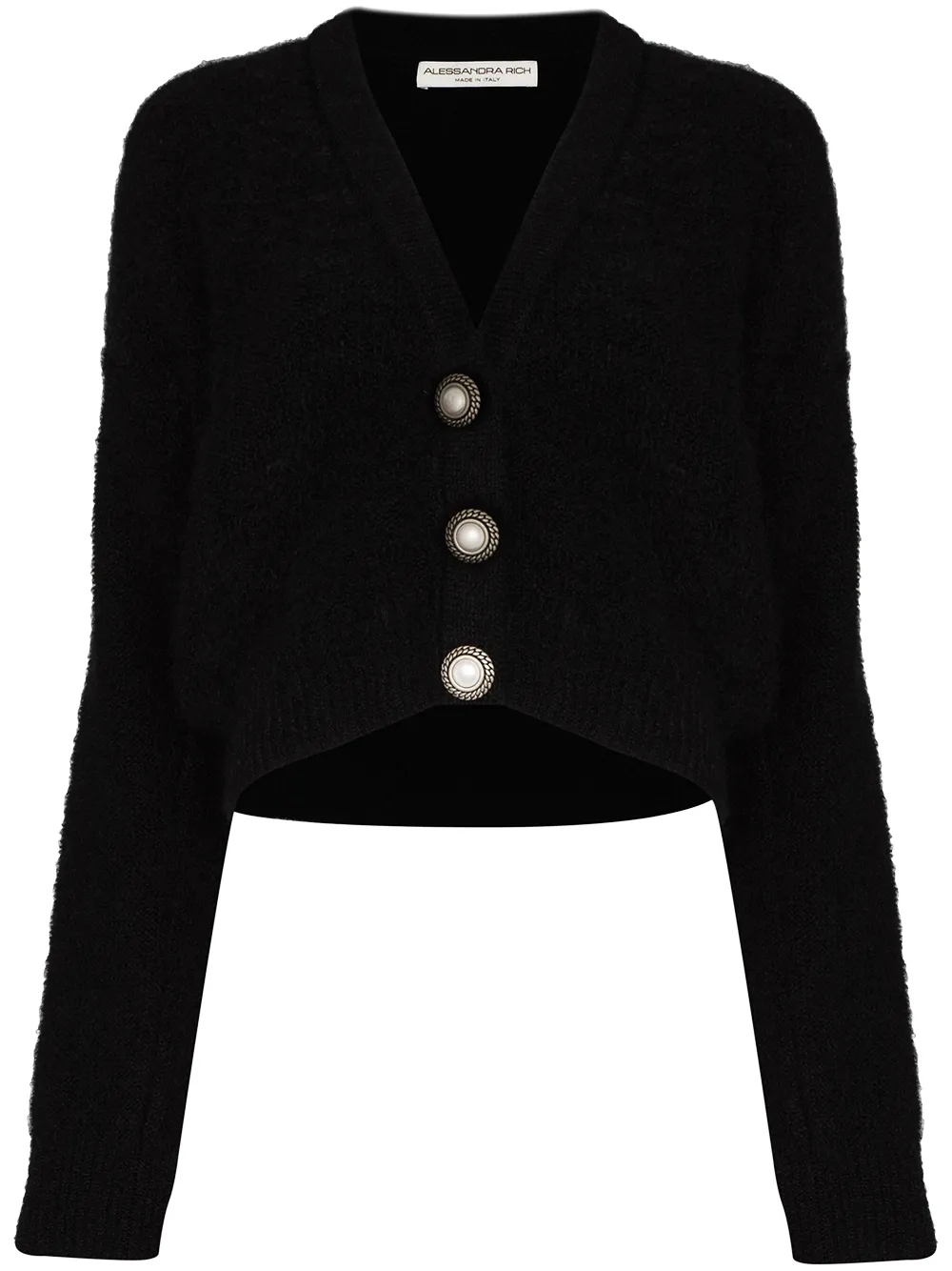 Image 1 of Alessandra Rich V-neck knitted cardigan