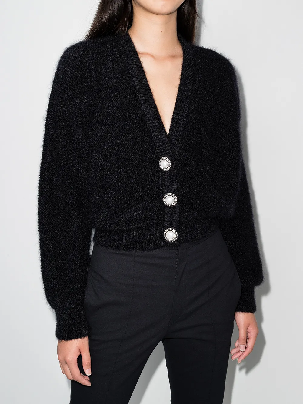 Image 2 of Alessandra Rich V-neck knitted cardigan