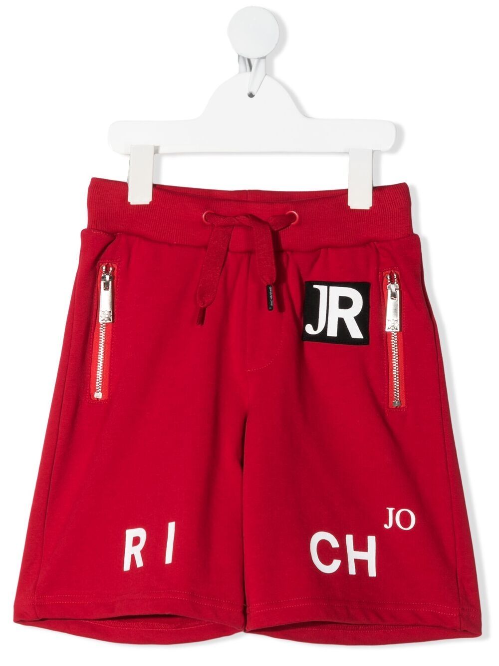 Shop John Richmond Junior Logo-print Track Shorts In Red