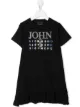 Image 1 of John Richmond Junior logo-print T-shirt dress