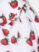 Monnalisa strawberry-print mini dress