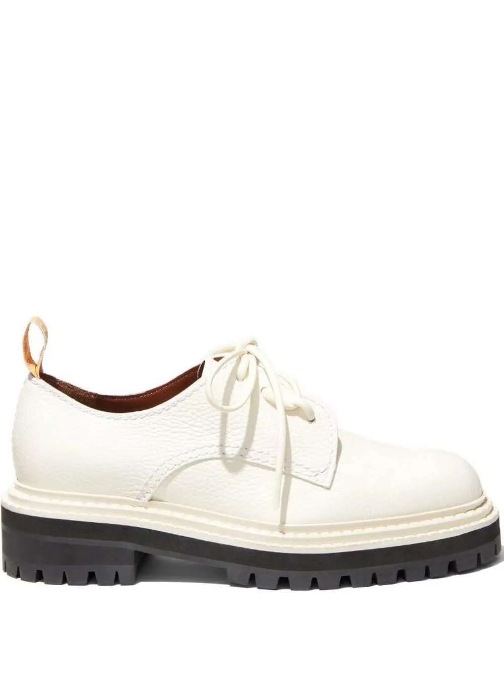 

Proenza Schouler zapatos oxford con suela dentada - Blanco