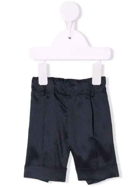 Siola turn-up cuff detail shorts