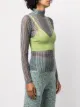 M Missoni knitted cropped top