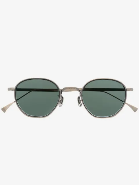 Eyevan7285 round-frame titanium sunglasses