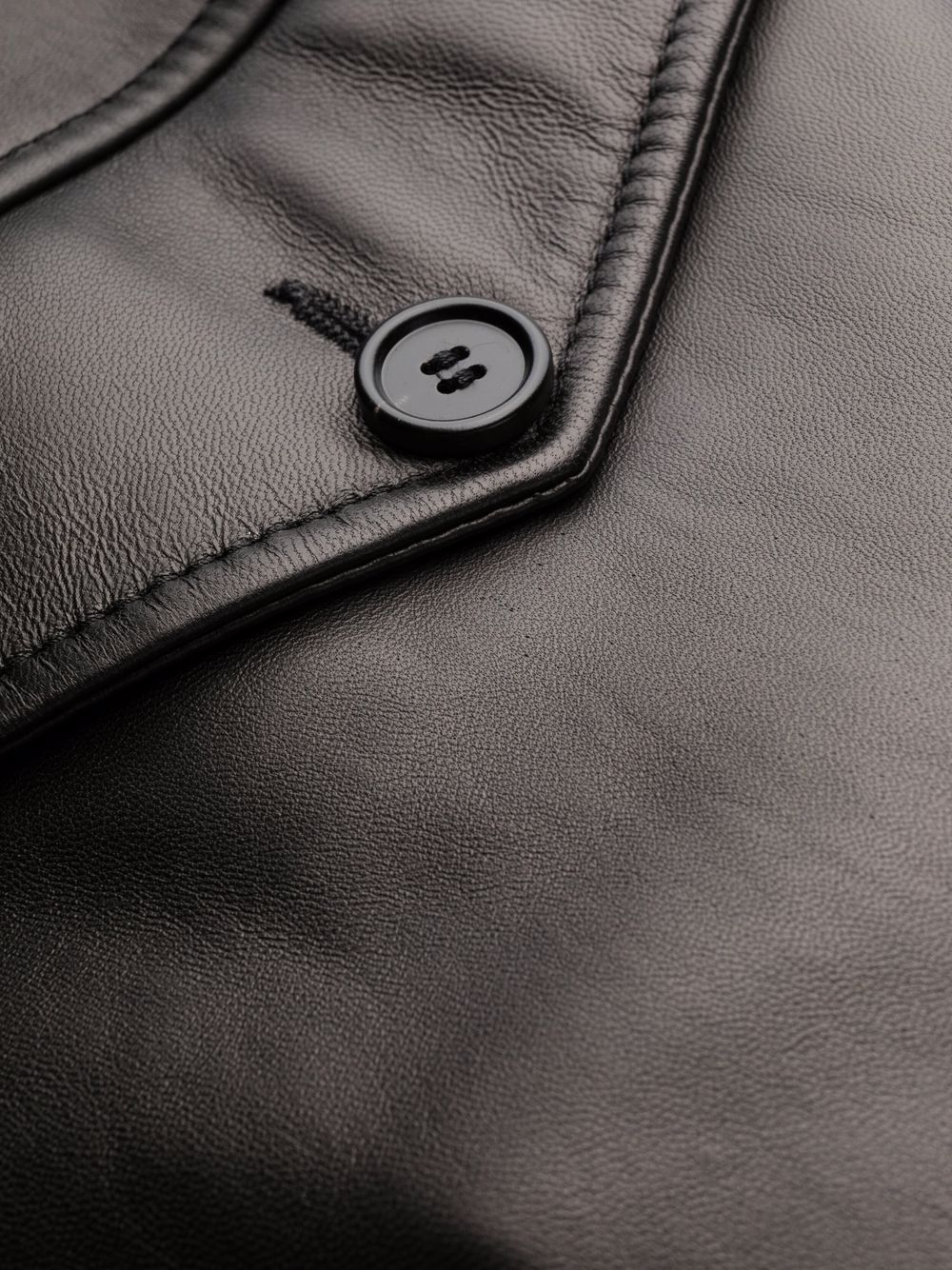 Marni Faux fur-trim Leather Jacket - Farfetch