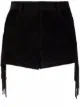 Image 1 of Saint Laurent fringed suede shorts