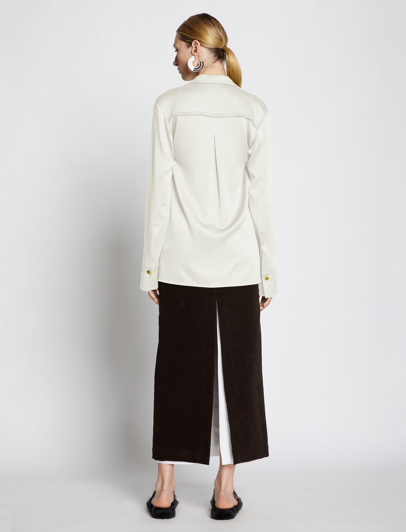 Hammered Satin Shirt #2