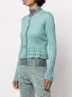 M Missoni ribbed-knit scalloped cardigan