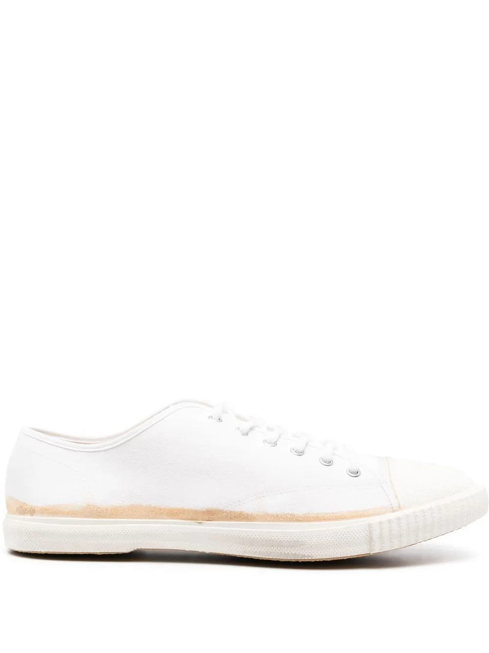 

Maison Margiela tenis bajos con agujetas - Blanco