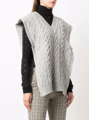 Maison Margiela cable-knit Sleeveless 