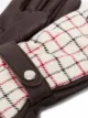 Maison Margiela Tattersall-check panelled gloves