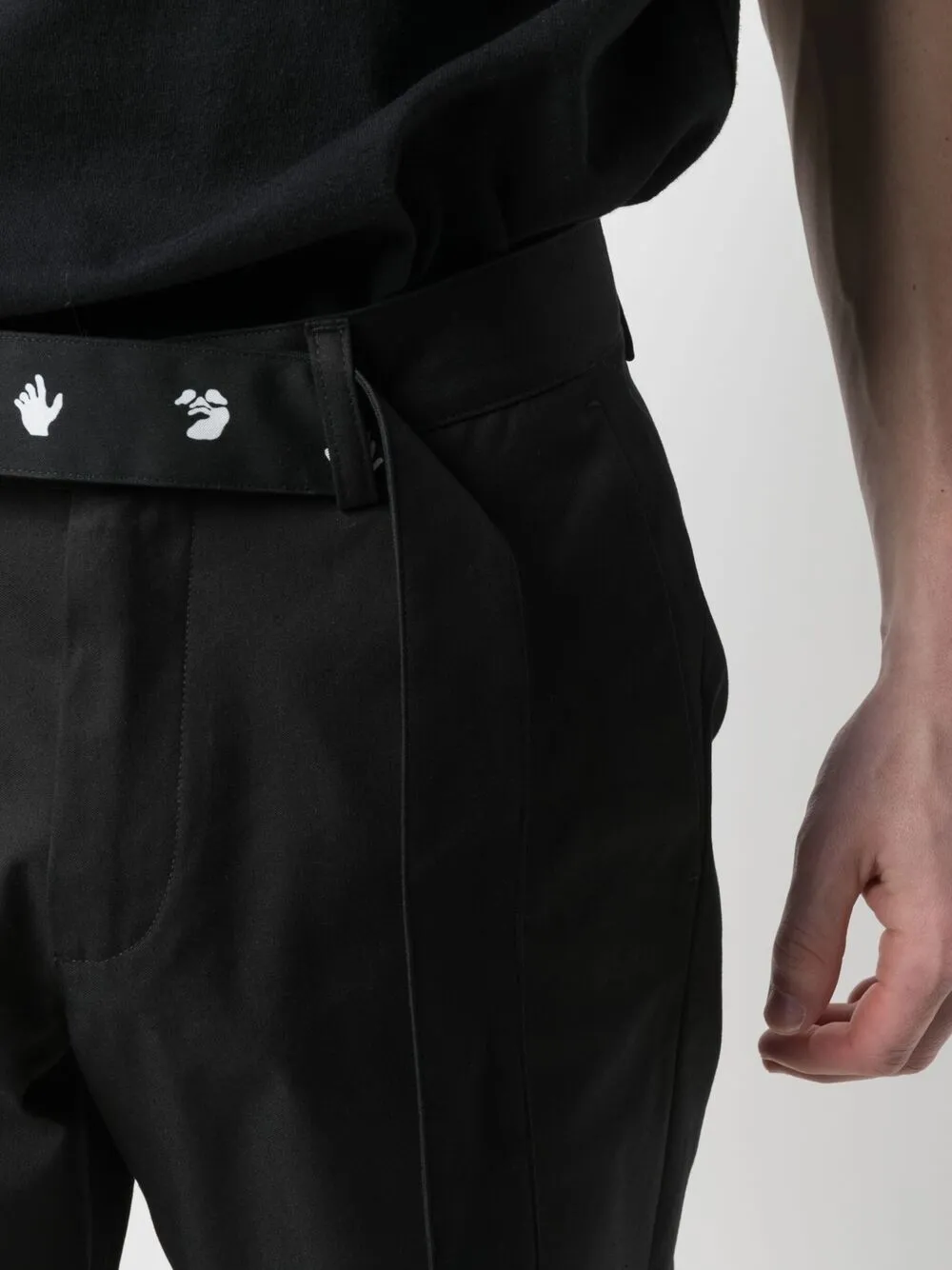 фото Off-white брюки с поясом