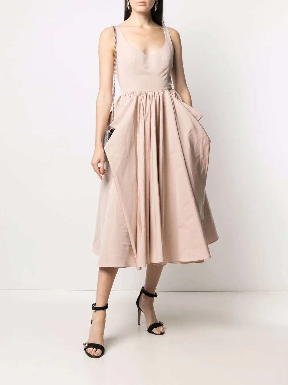 фото Alexander mcqueen платье с драпировкой