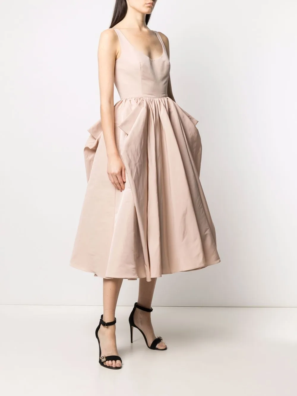 фото Alexander mcqueen платье с драпировкой