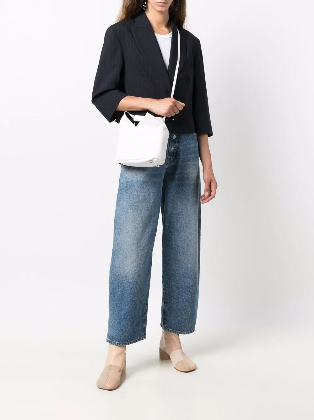 Image 2 of MM6 Maison Margiela leather satchel bag