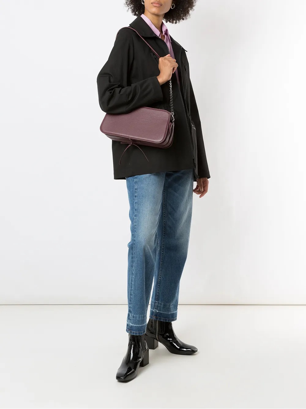  Sarah Chofakian Leather Clutch Bag - Red 