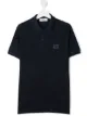 Image 1 of Stone Island Junior logo-appliqué polo shirt
