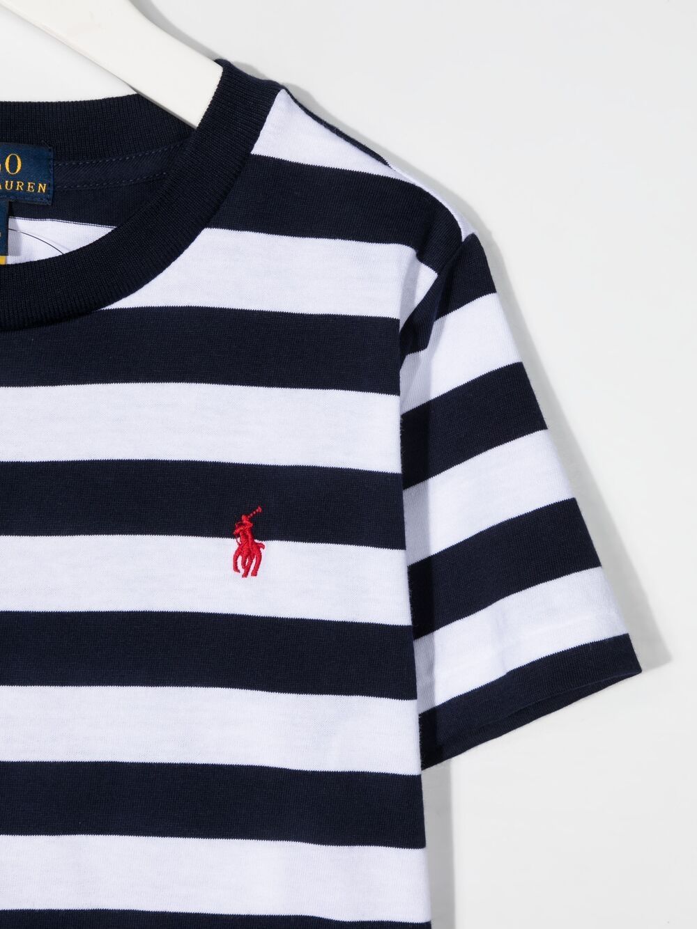 фото Ralph lauren kids футболка в полоску с круглым вырезом