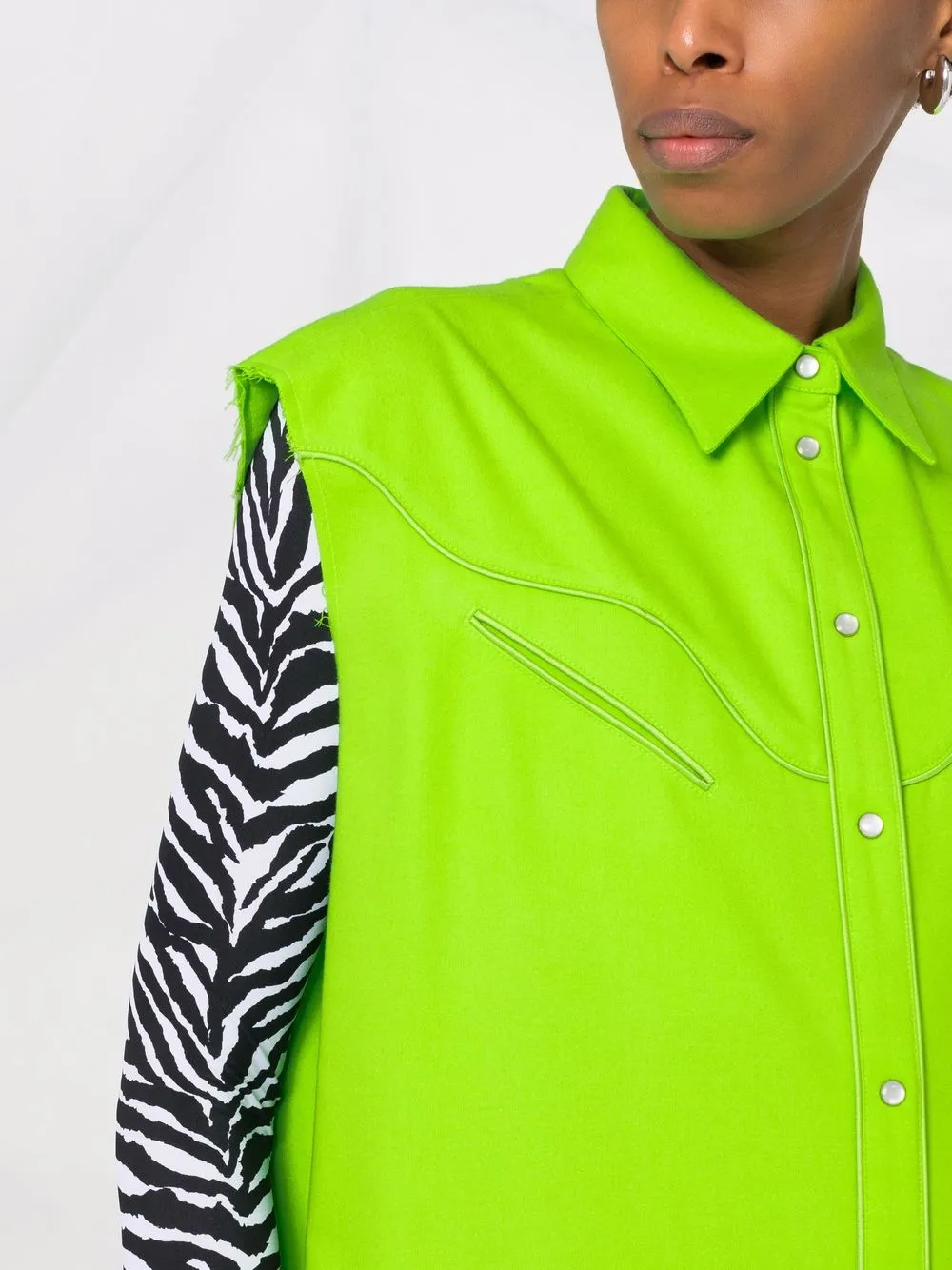 фото Mm6 maison margiela платье-трапеция без рукавов