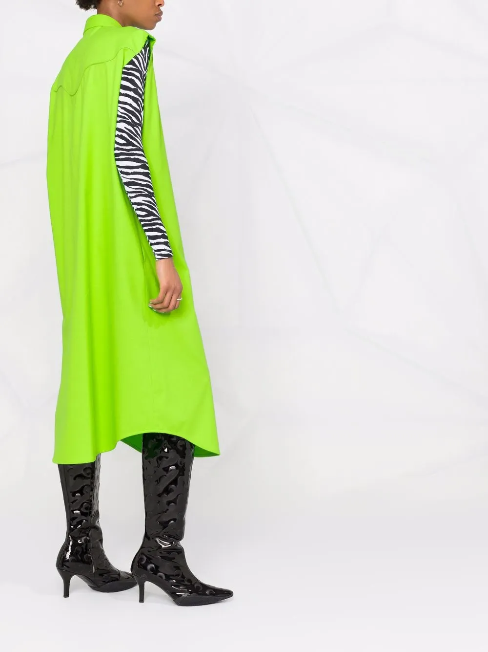 фото Mm6 maison margiela платье-трапеция без рукавов