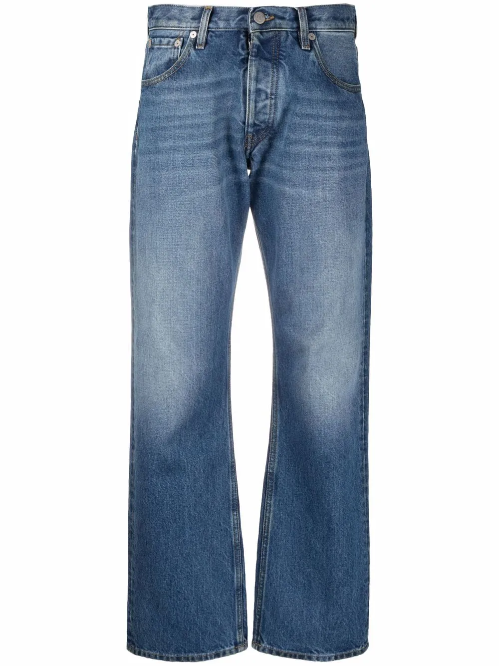 mid-rise straight-leg jeans | Maison 