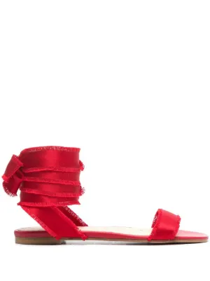 red v sandals