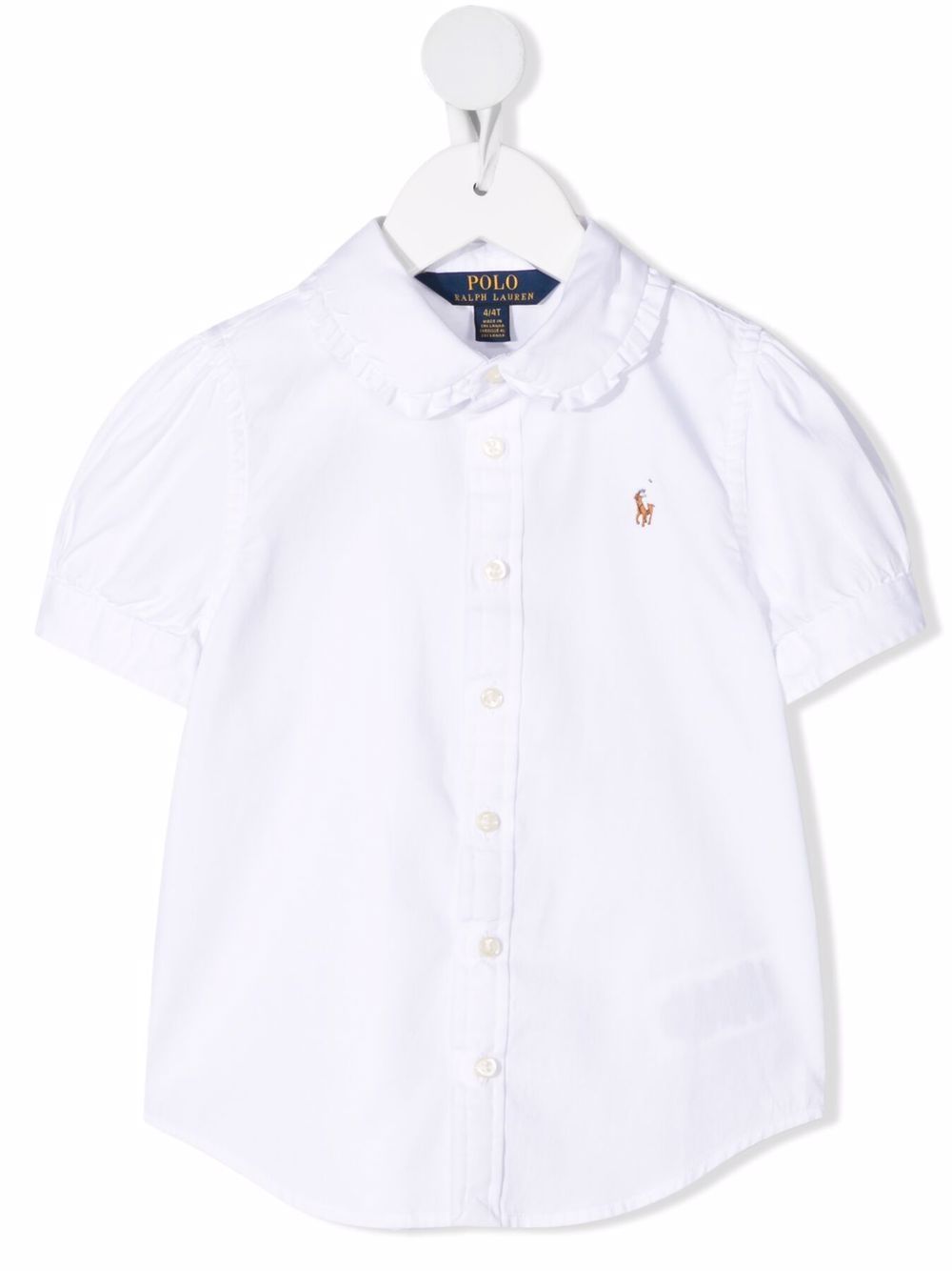 фото Ralph lauren kids рубашка polo pony с оборками