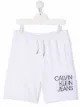 Image 1 of Calvin Klein Kids logo-print track shorts