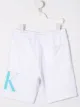 Image 2 of Calvin Klein Kids logo-print track shorts