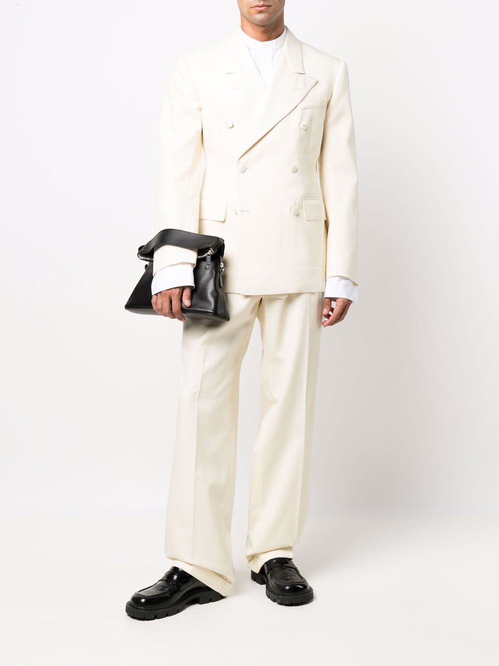 Image 2 of Maison Margiela wide-leg double-breasted suit