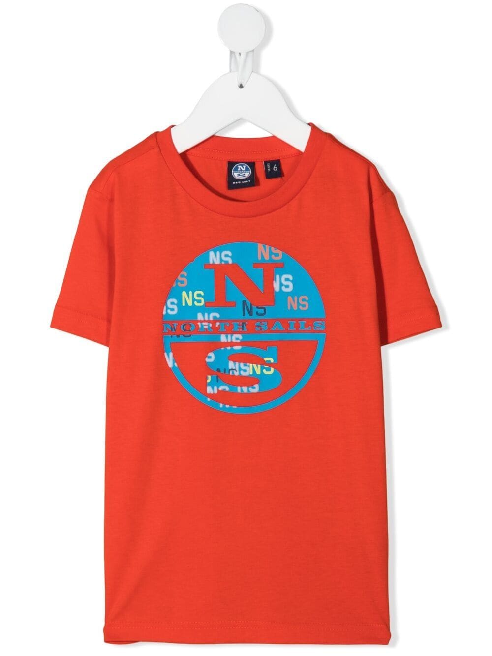 North Sails Graphic-print Organic-cotton T-shirt In Red