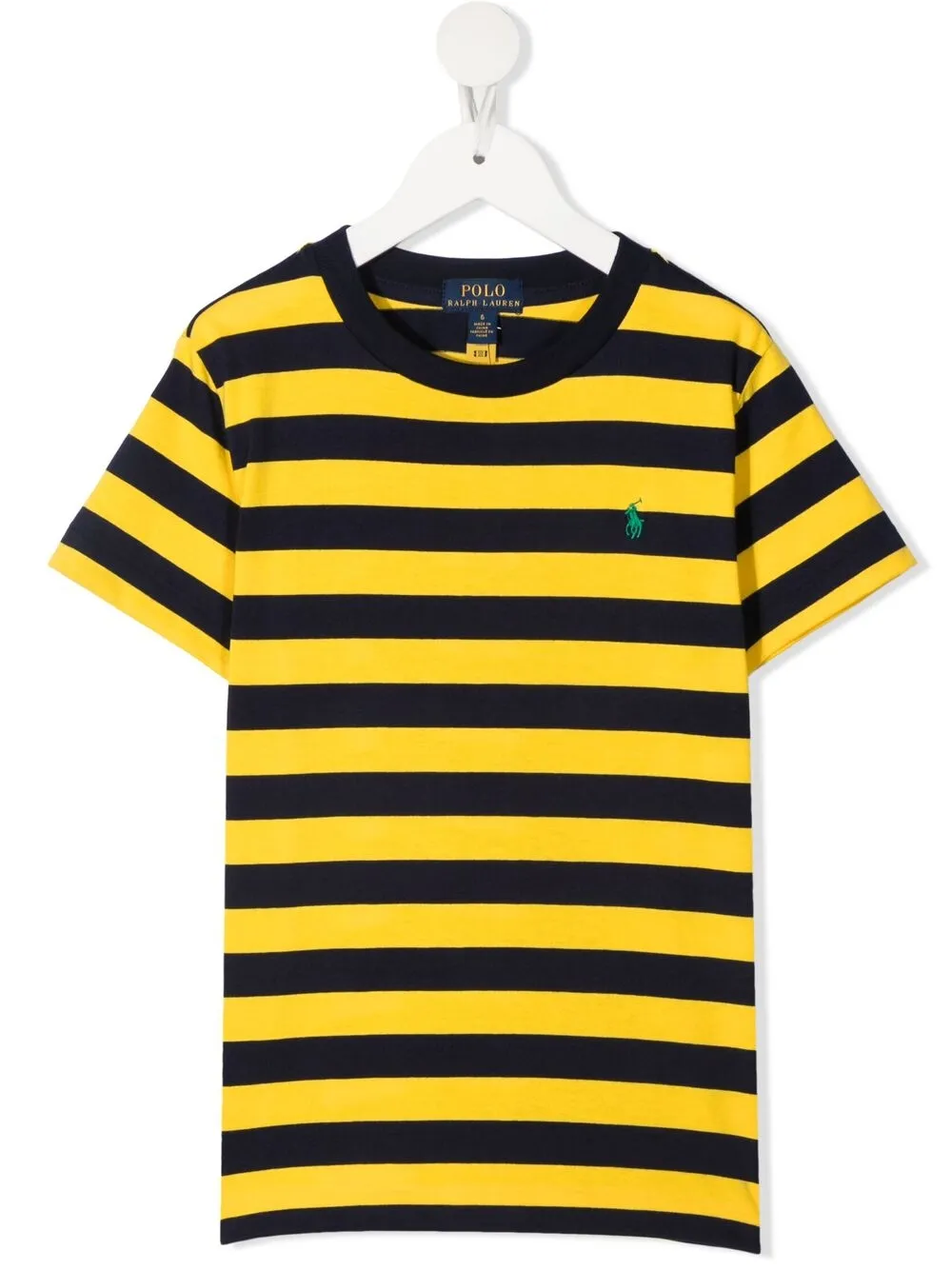 фото Ralph lauren kids футболка в полоску с круглым вырезом