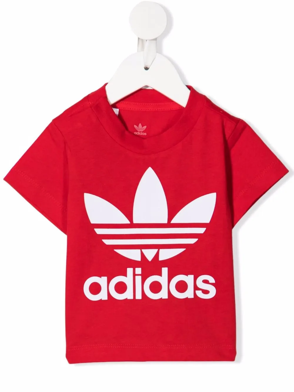 

adidas Kids playera con logo estampado - Rojo